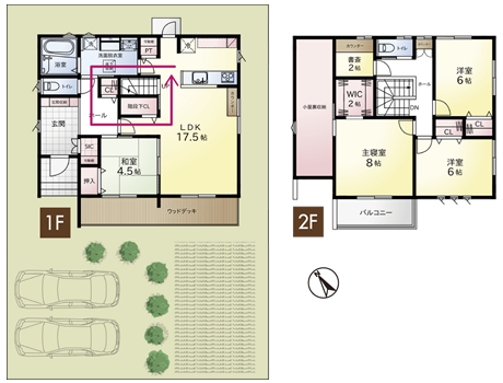 プラン01間取り図